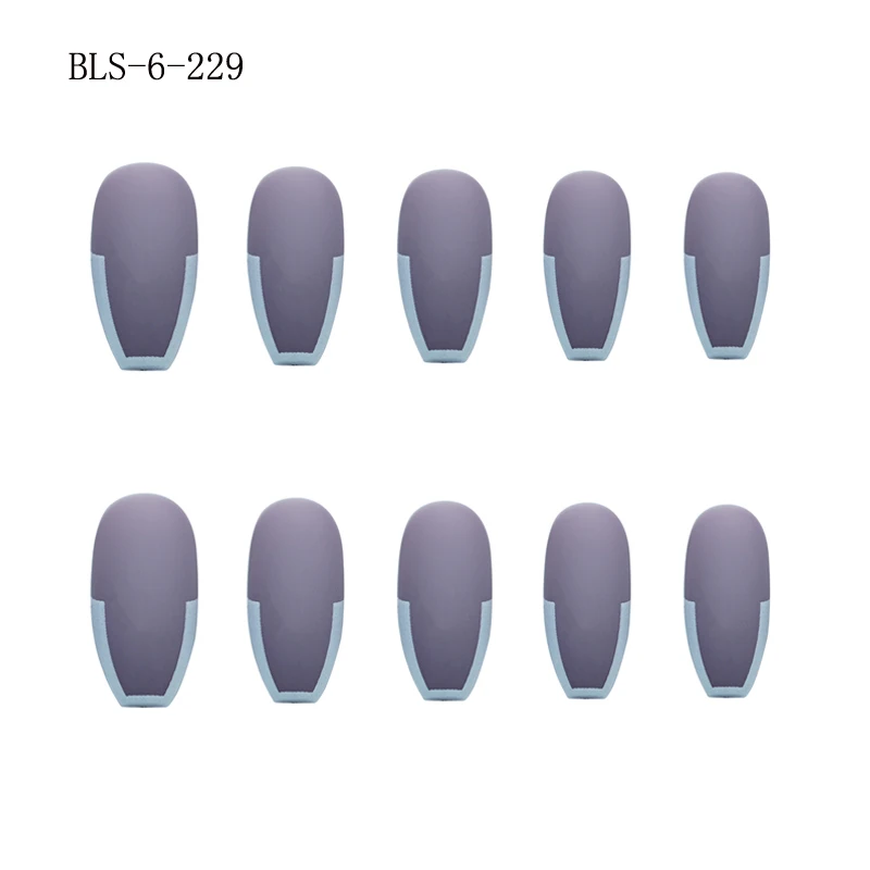 

Wholesale solid color matte fake nails for ladies beautiful fake nails, Multi color