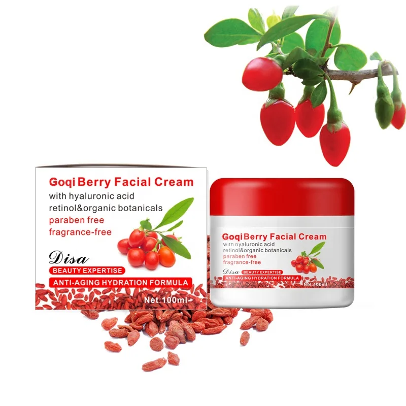 

100g Original Goji Juice Extract Wellness Black Goji Berry Whitening Face Cream Anti Aging Anti Wrinkle Moisturizer