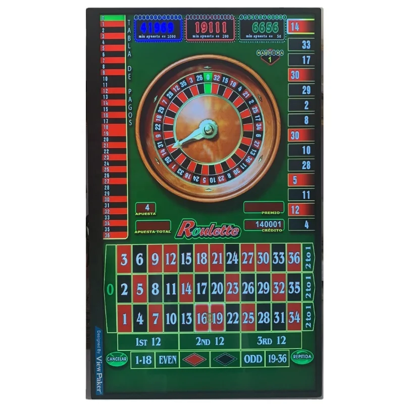 

XXL 17 in 1 for vertical monitor pink version roulette slot casino machine multigame casino pcb, Red