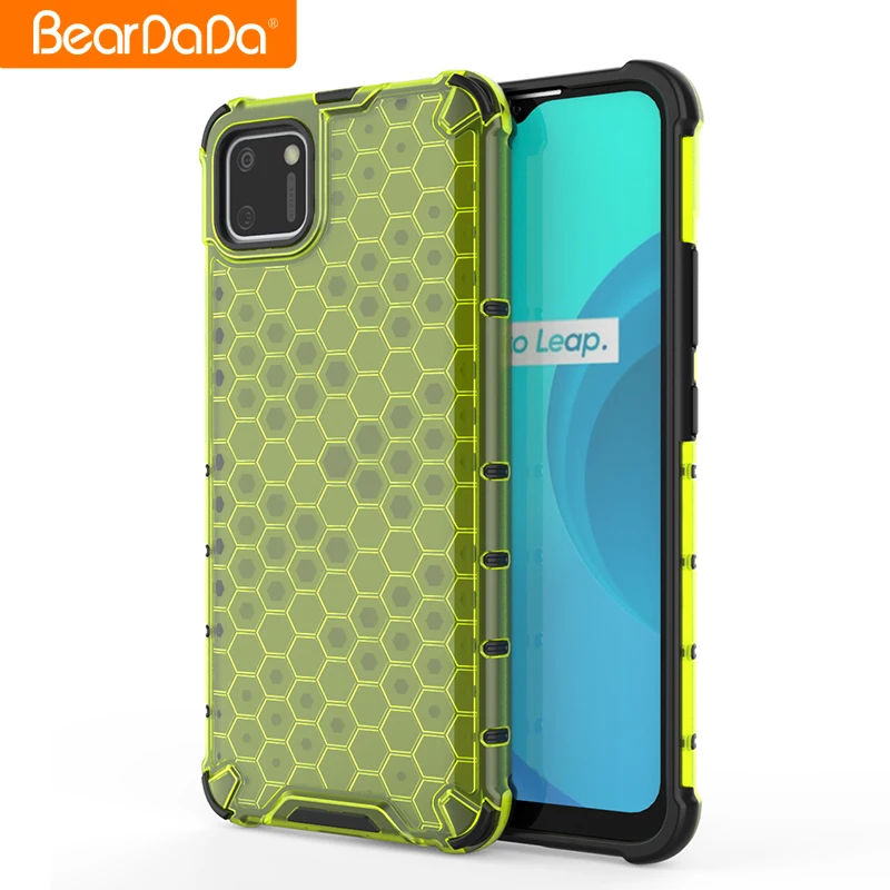 

Anti Fall shell 2 in 1 Skin Friendly Shockproof Cover Cell Phone Case For OPPO Realme C11