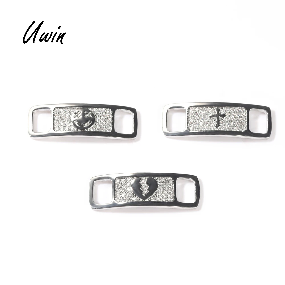 

New Design Laides Shoe Buckle Iced Out CZ Shoe Charms CZ Shoe Buckles For Men Women Wholesale Jewelry