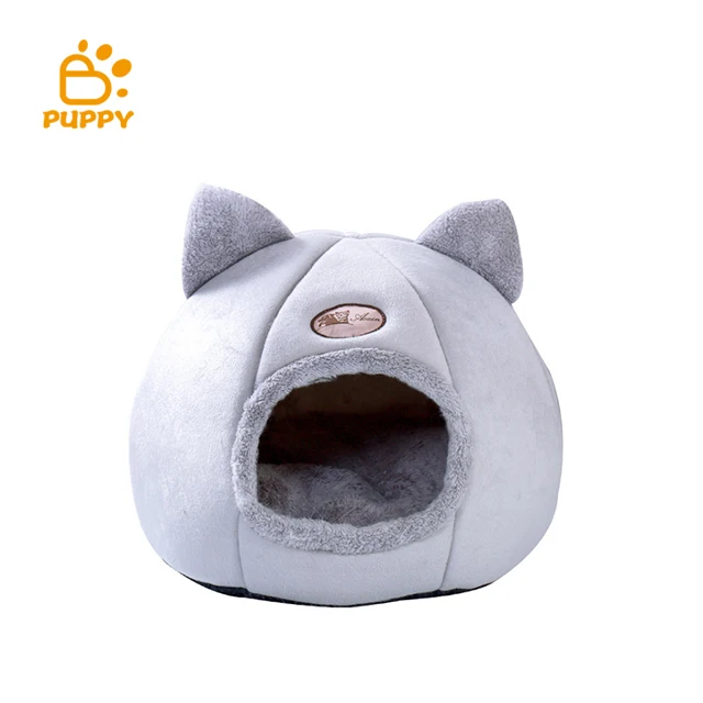 

New Fashion Dog Beds Wholesale Pet Dog House Removable Cushion Animal House, Grey