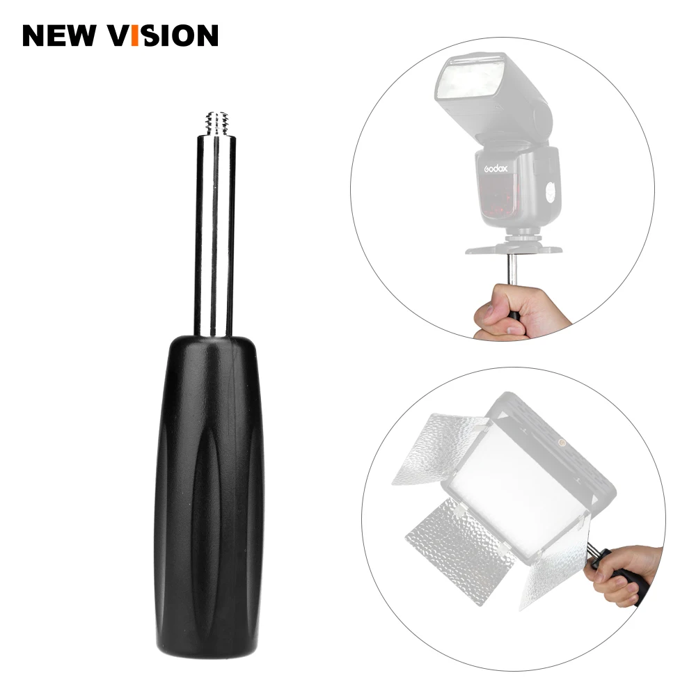

inlighttech YONGNUO Godox LED Video Light Hand Grip/Handle with 1/4"-20 Male Thread for YN160 YN300 II YN600 YN900 LED500L LED V, Other