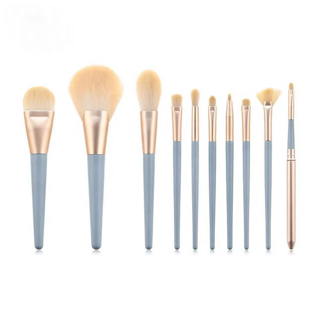 

New Arrival 10 Pcs Makeup Brush Set Fan-Shaped Brush Beauty Tools, Picture
