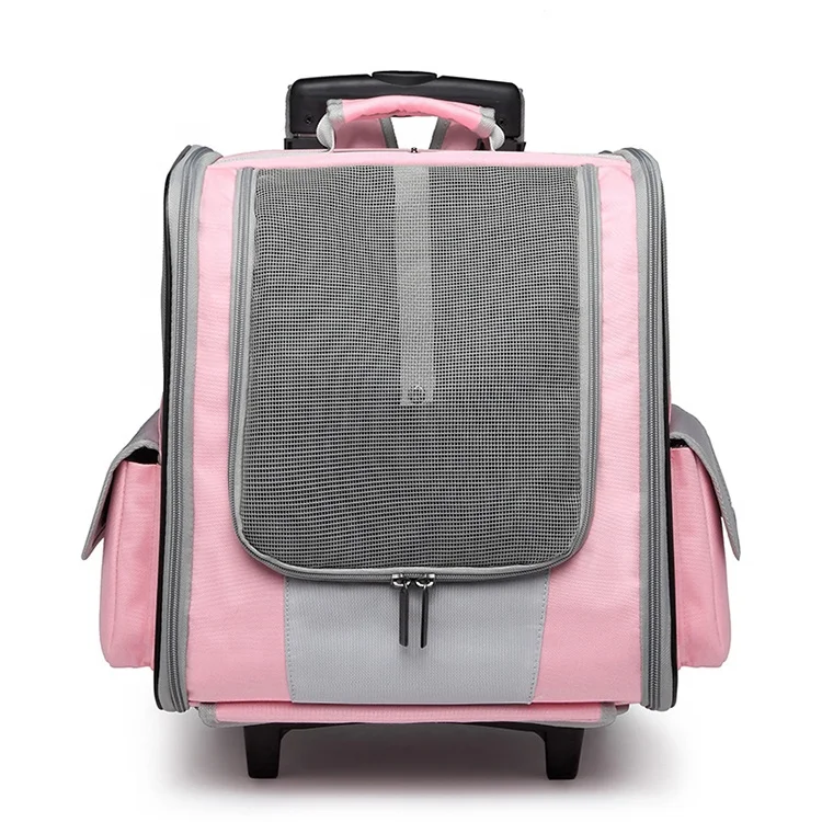 

Twinkle 2021 new arrive pet puppy cat backpack stroller dog carrier with wheels