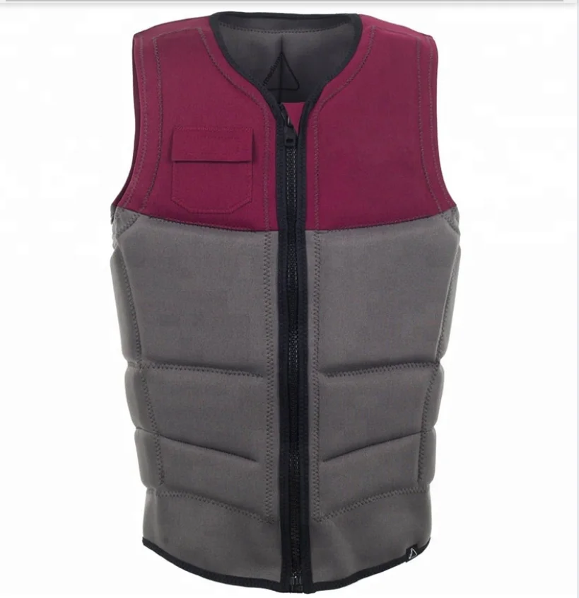 Customized Life Vest Adult Waterski Men's Life Vest Jacket Neoprene Pvc