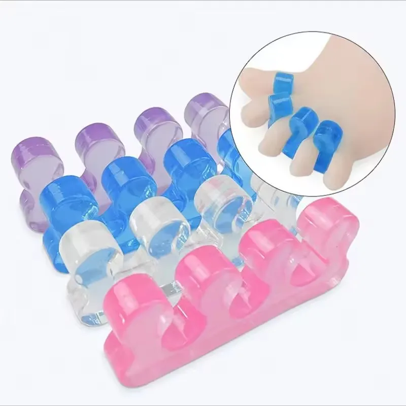 Toe Separators for Women Pedicure Toe Spacers & Spreaders - Yoga Relax and Finger Dividers Gel Silicone Toe Separators