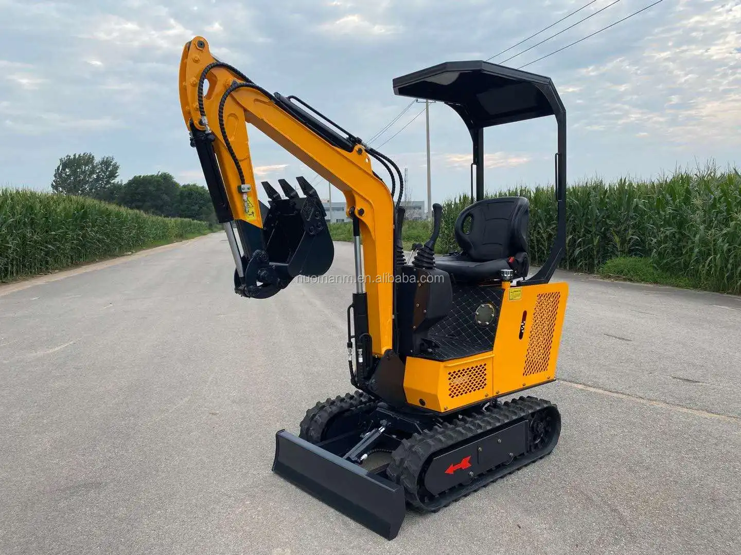 Free Shipping Cheap Micro Diggers Machine Mini Excavator Small Post
