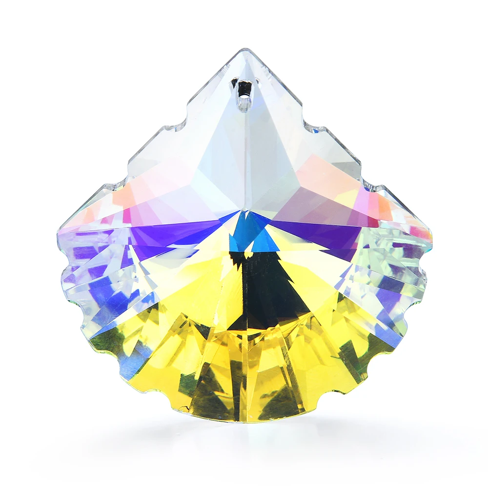 Zhubi 50MM Crystal Leaf Shaped