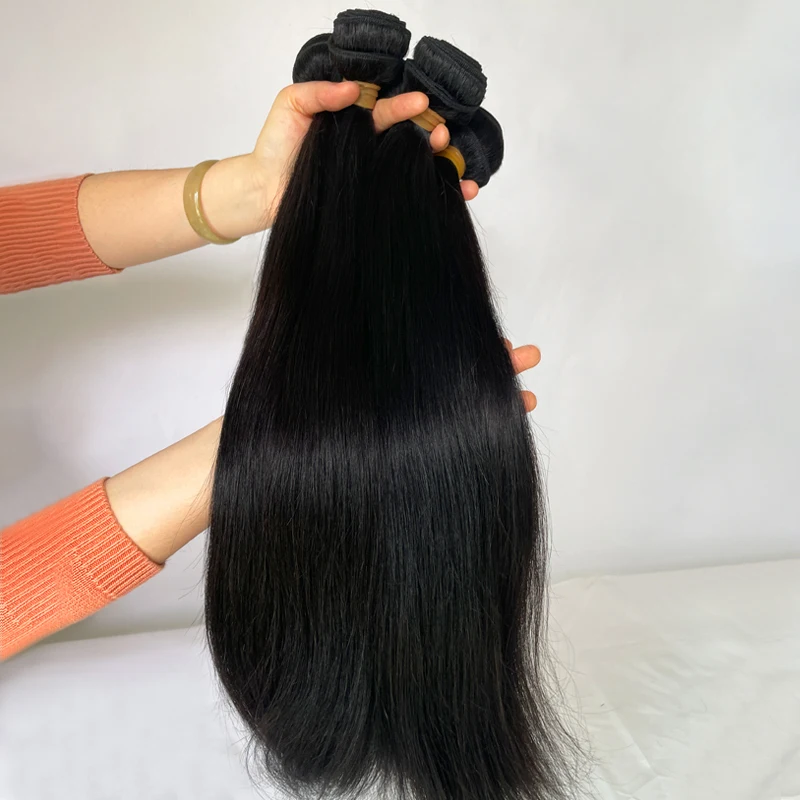 

straight hair virgin hair bundles vendors raw wavy bundles 40" bundles