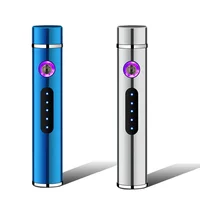 

2019 Electric Slim Rechargeable Lighter Free Shipping For big order Cigarette USB Lighter 10 colors available