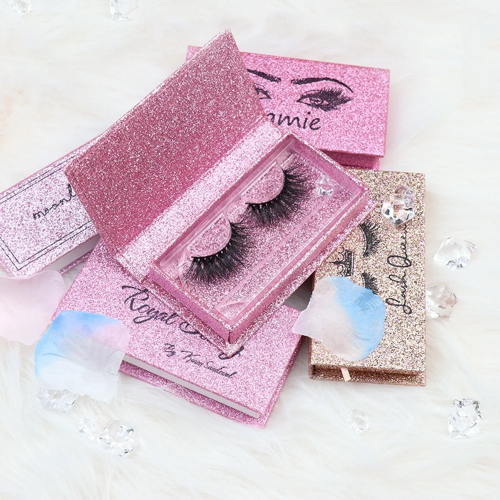 

Wholesale customized packing boxes cruelty free fluffy luxurious 30 mm 25mm 3d real mink false eyelashes vendor