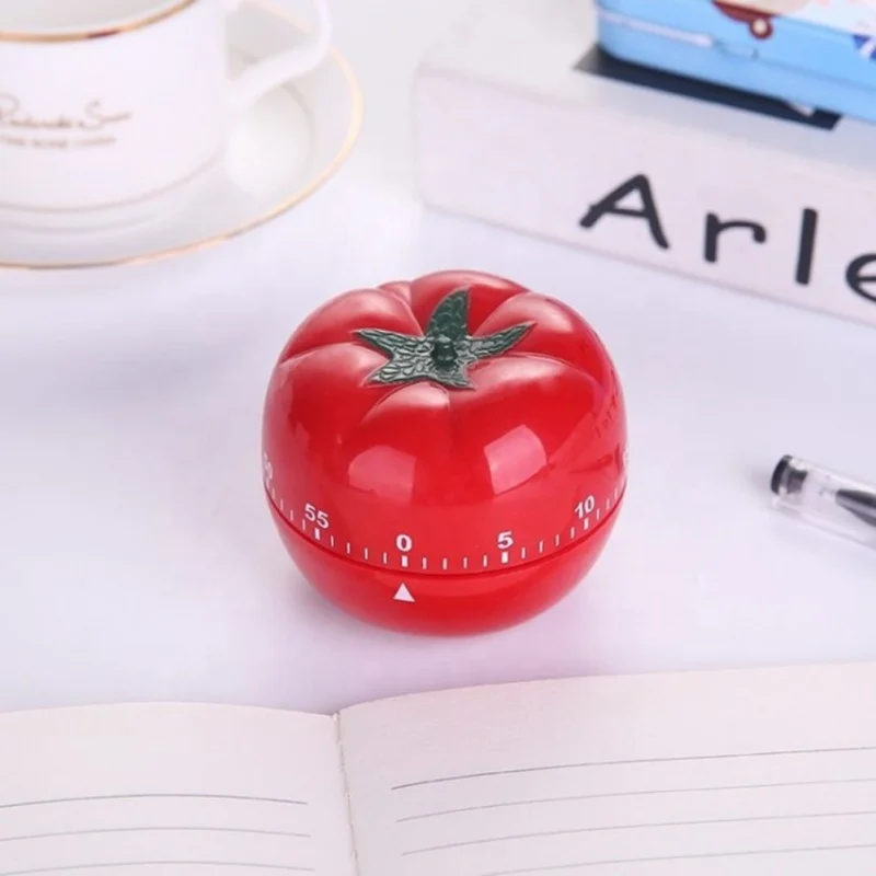 

Kitchen Cooking Tomato Timer Mechanical Alarm Clock Reminder Cooking Alarm Clock Kitchen Tools Mechanical Timer DD