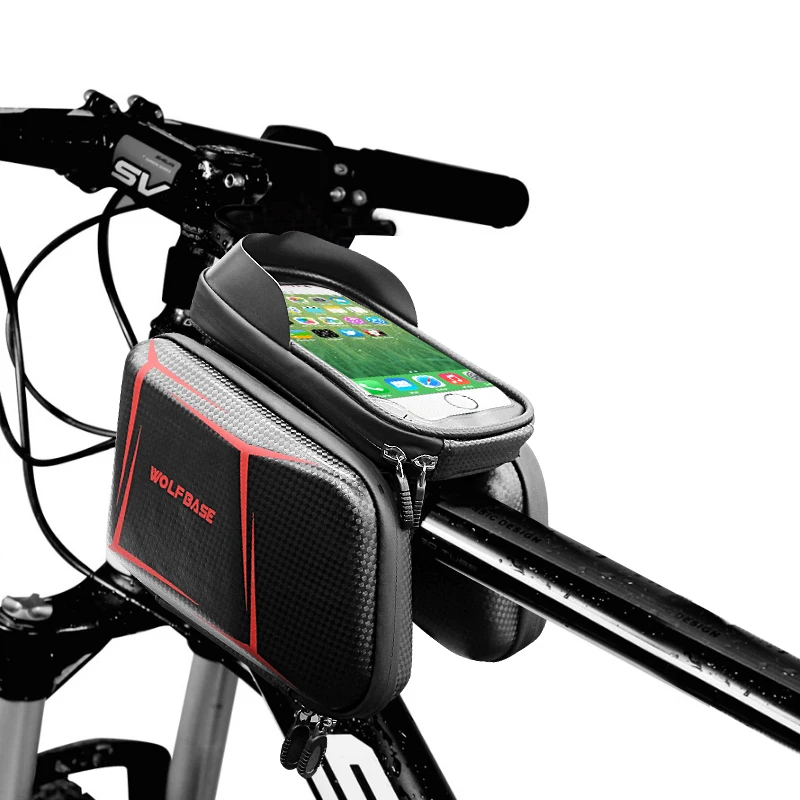 

ODM OEM Cycling Bike Top Tube Bag Rainproof MTB Bicycle Frame Front Head Cell Phone Touch Screen Bag Pannier Bike Accessories