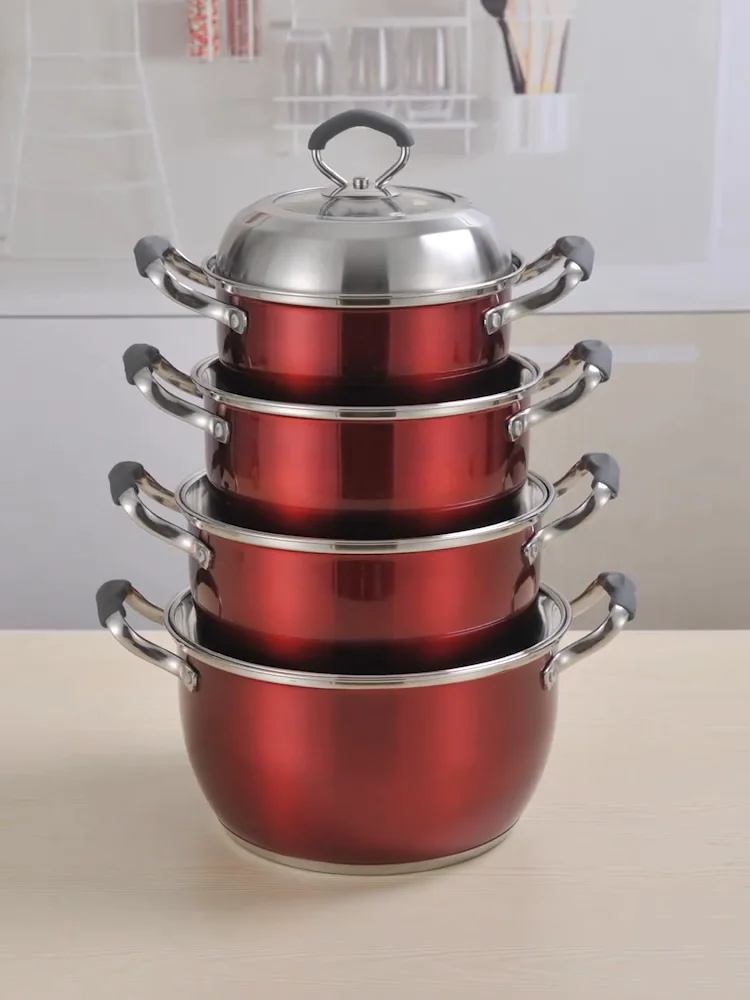 8pcs Colorful Induction Kitchen Ware Clay Pot For Cooking Cooking Pot