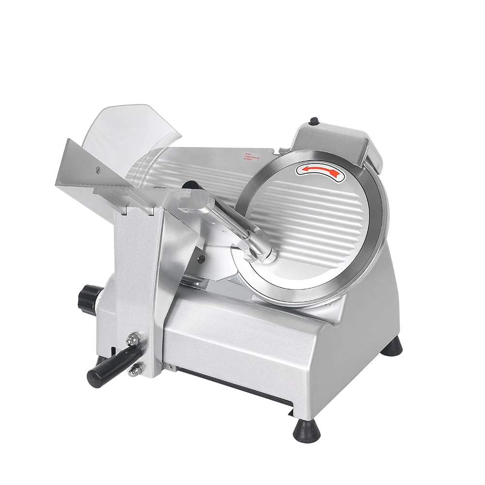250mm Blade Full Aluminium Alloy Body Semi Automatic Meat Slicer Ham