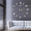 hot sales DIY 3d peacock big large home decor digital & analogdigital saat wall watch clock