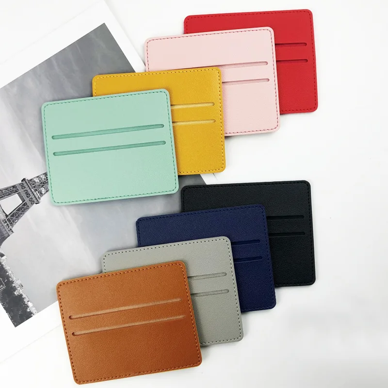 

The New Listing Ultra thin ID card holder Female pu leather card holder credit multi card bag