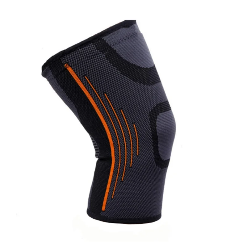 

Volleyball Basketball Running Support Protector Knee compression sleeves Brace Knee Pads, Black(custom color available)