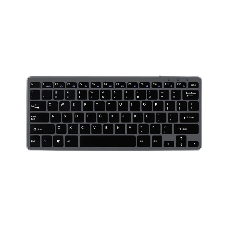 

BUBM OEM Keyboard Manufacturers Small Portable Multifunctional Rechargeable Laptop Wireless Keyboard, Black