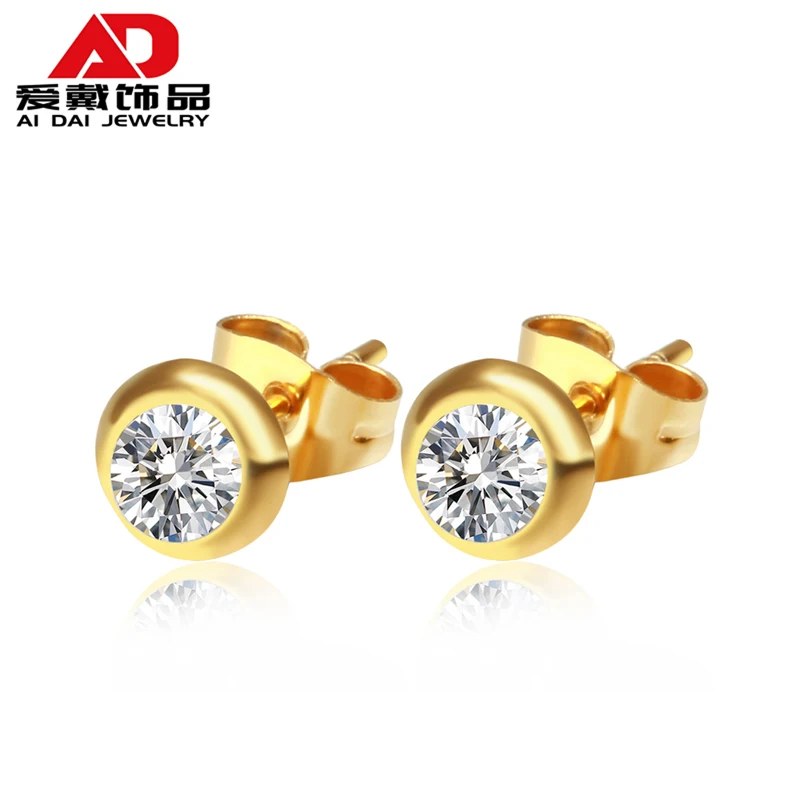 Temperament Round Diamond Tit