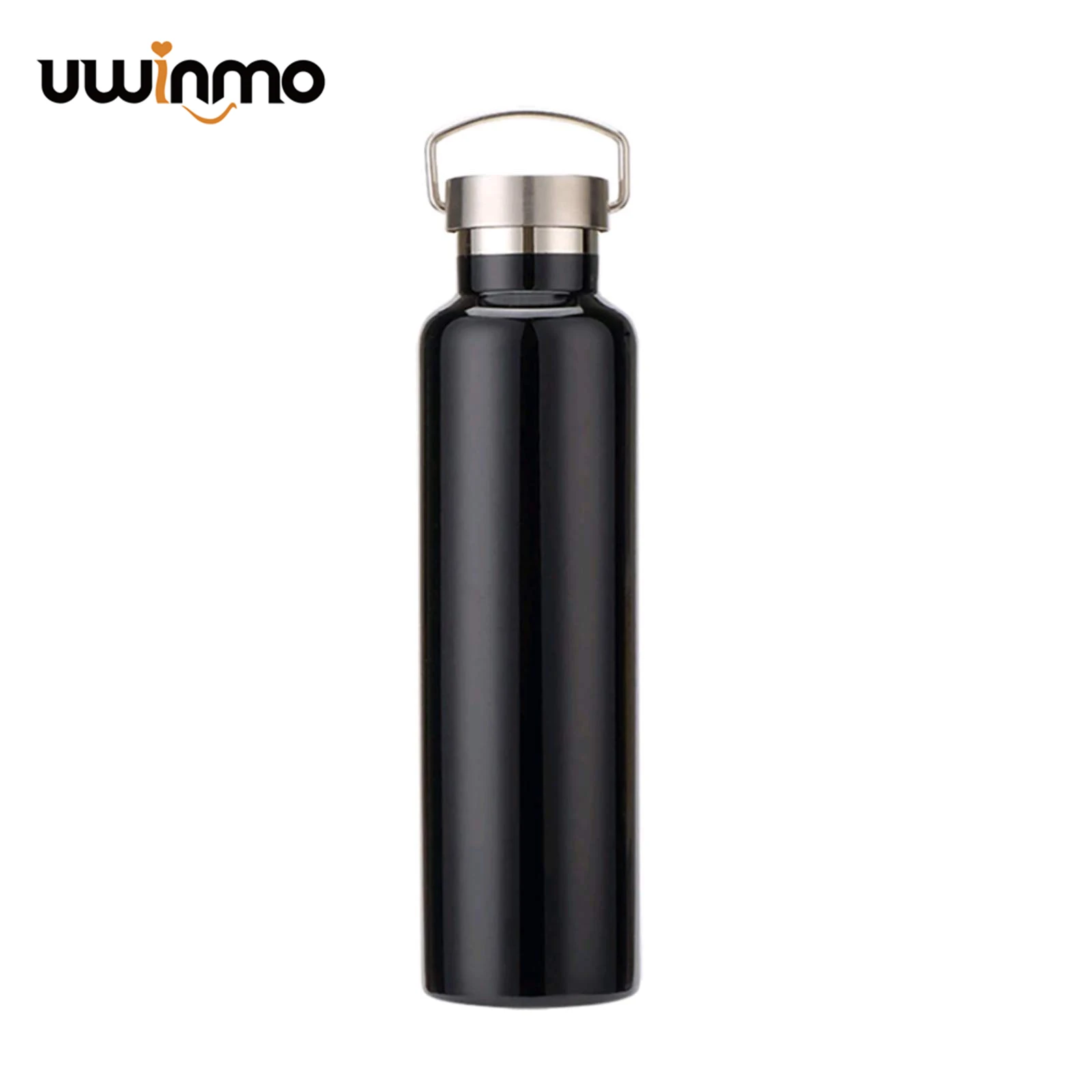 

Lager Vacuum Insulated 21OZ Leak Proof Stainless Steel Sports Water Bottle for Travel Camping, Black