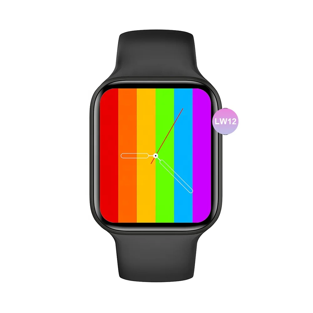 

New LW12 Magnet Charging Big Battery Serie 5 Colour Bracelet Ultrathin Smart Watch