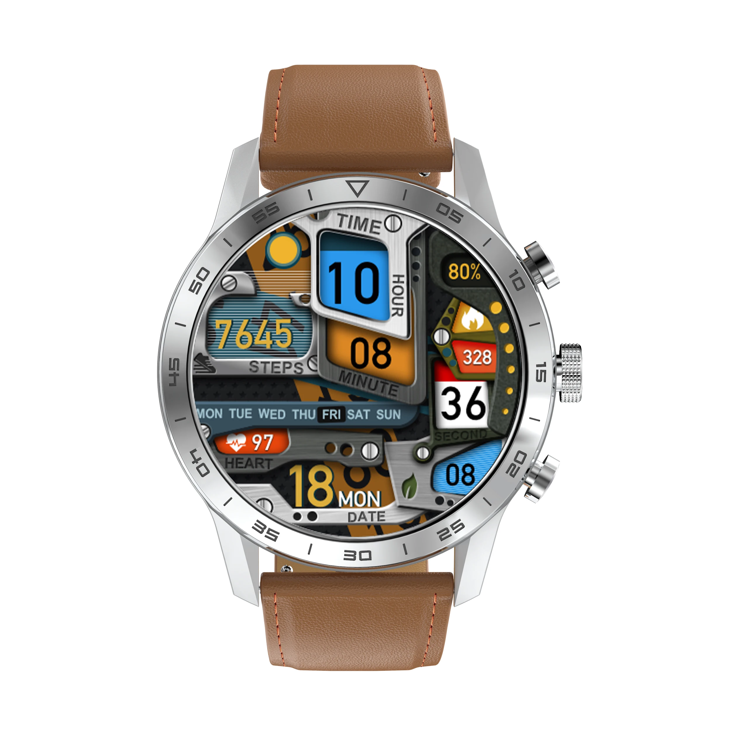 

Top High Quality Alloy Ble 5.0 DT70 IP68 Android OS Wireless Charge Smartwatch Smart Watches, Multi color