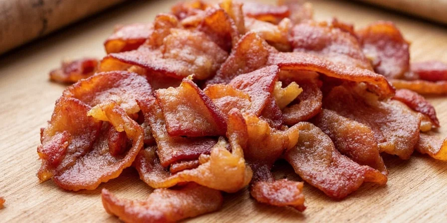 Step-by-step process of marinating and glazing bacon