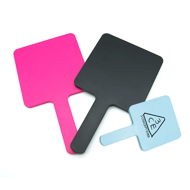 

Square vanity pocket custom logo mirrors personaliz smart small Hand held Mini Make up handheld cosmetic mirror for table makeup