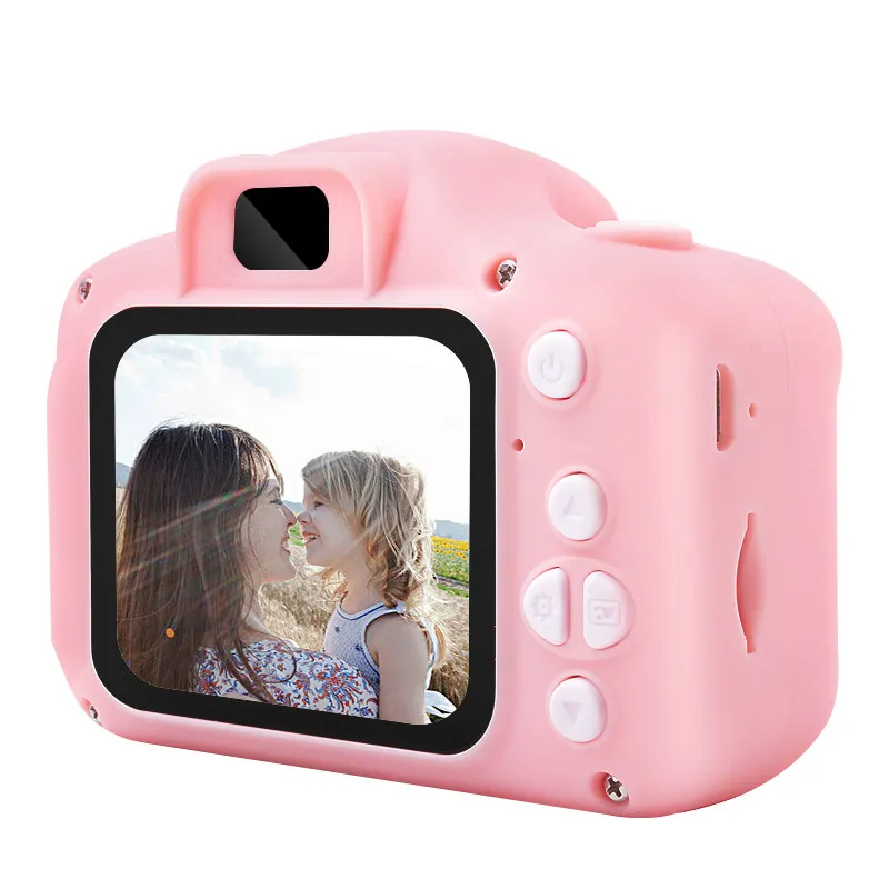 

Rechargeable 2 inch screen videos photos birthday gifts girls boys educational toys hd kids mini digital camera X2