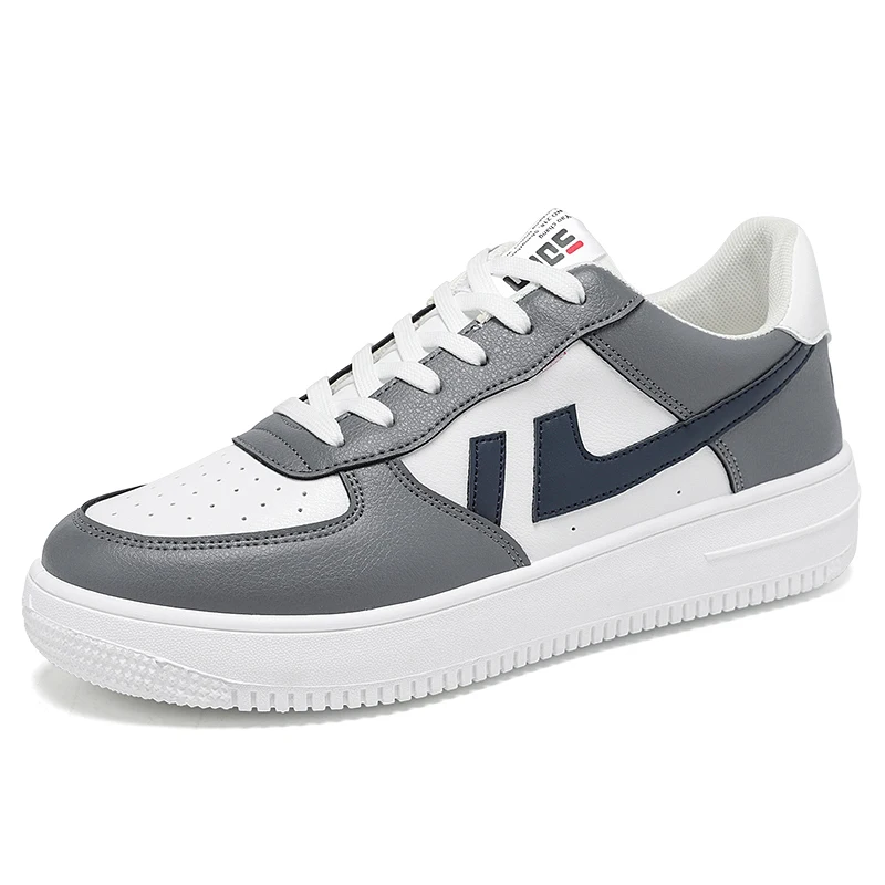 

Ziitop Spring and autumn new force one sports men's shoes air fashion joker tide men's shoes students small white shoes board s, White-gray ,gray-blue