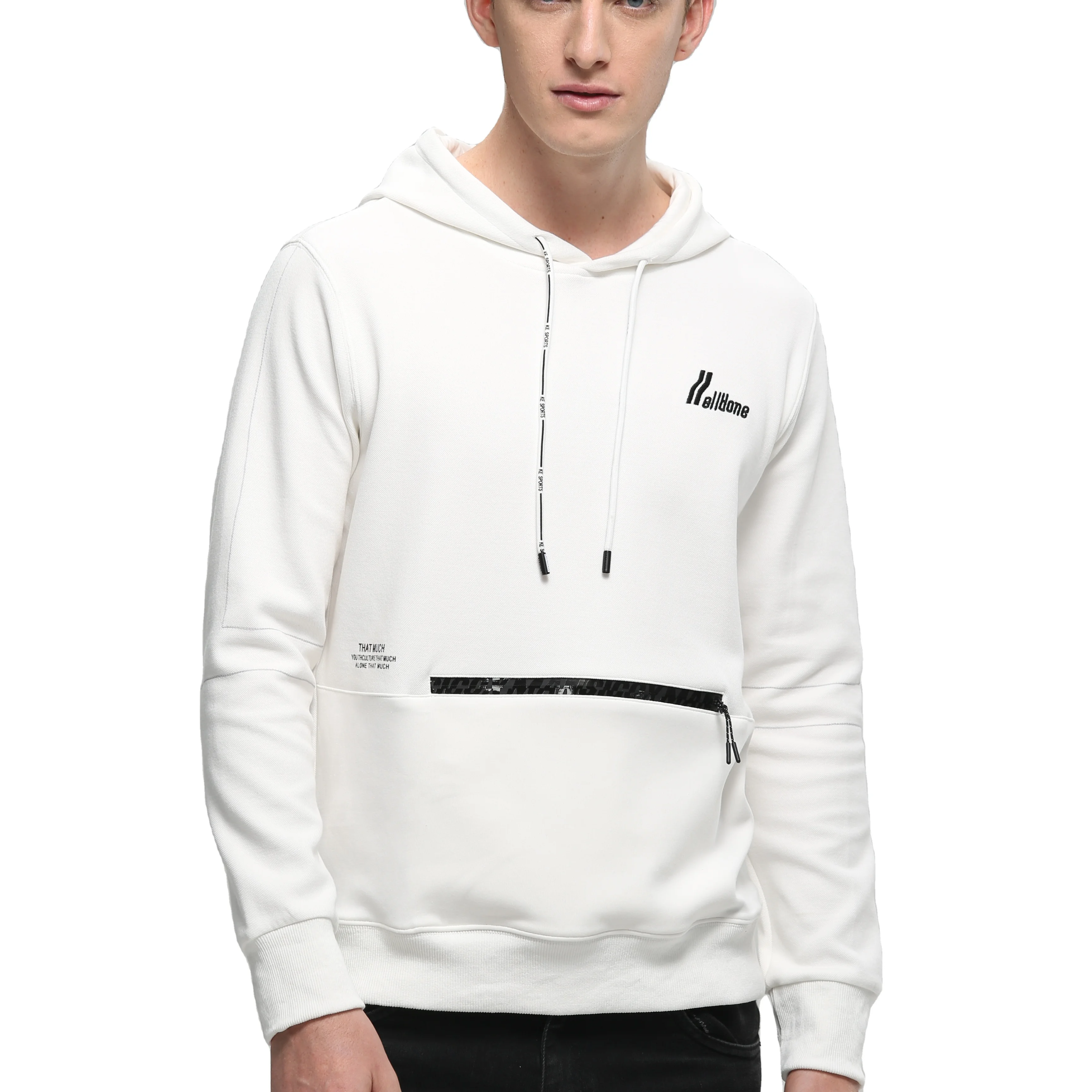 

Hoodie Basic Sweatshirt Custom Mens Oversize Dropped Shoulder, Picture shows