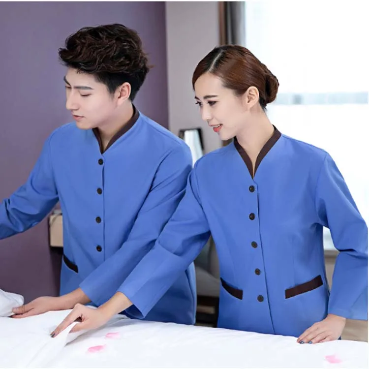 Uniformes De Limpieza Personalizados,Ropa De Trabajo Con Logotipo  Bordado,Para El Personal De Limpieza Del Hotel - Buy Uniforme De,Personal  De Limpieza Del Hotel Uniforme,Ama De Llaves Ropa Product on 