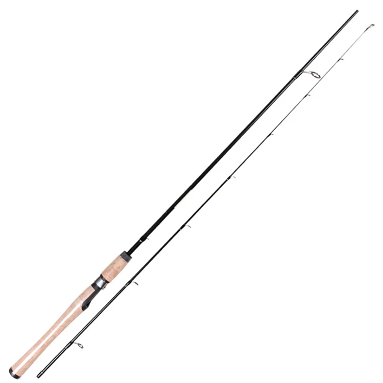 UL Spinning Rod Surf Casting Fishing Rod carbon fiber with Cork Handle Ultralight 2 Pieces Casting Fishing Rods