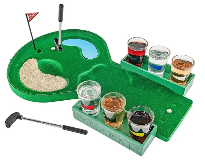 

wholesales unique tabletop Shot Glasses Mini Golf Party Drinking Game