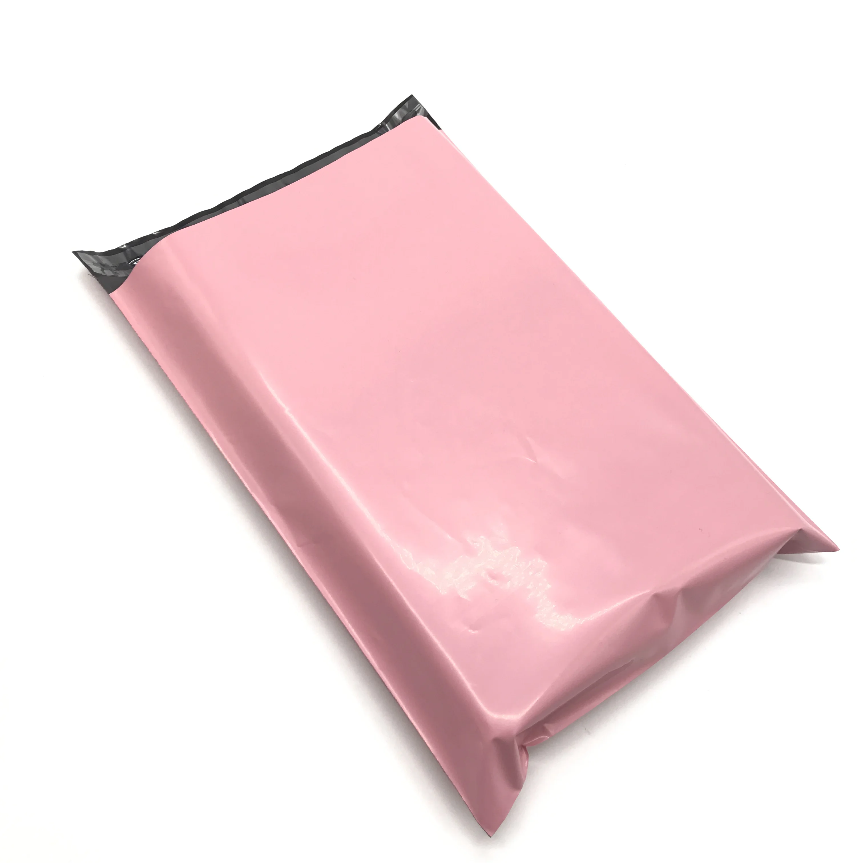 

Spot Pink Poly Envelope Bag Express Plastic Waterproof Mailing Bag Christmas Clothing Packaging Shipping Bag
