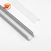 Led pendant panel frame extrusion Ip65 spring clips wide 45 plaster led pendant lights profile