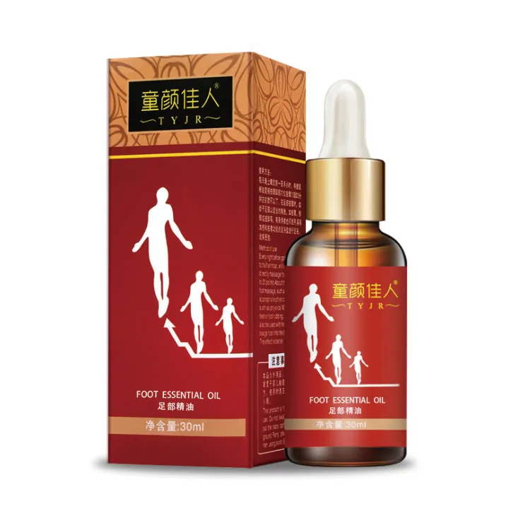 

10ml Massage Oil Foot Bath Reduce Phlebitis Veins Pain foot Skin Care Oil, Pale yellow