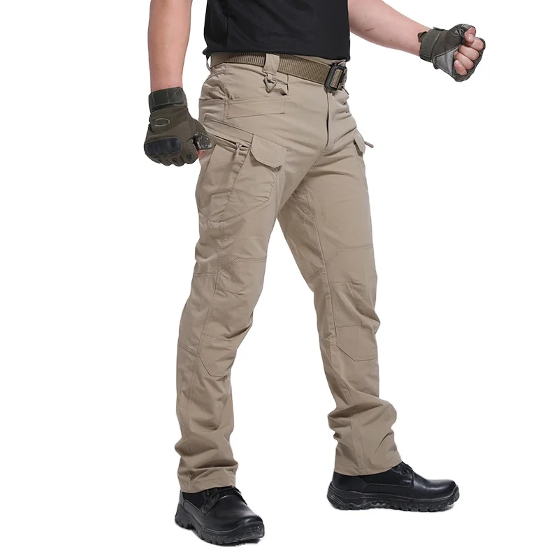 

2021 New Products Tactical Army Long Pants SWAT Trousers Combat Multi-Pockets Training Pants Men's Cargo Pants, Black,gray,khaki,green