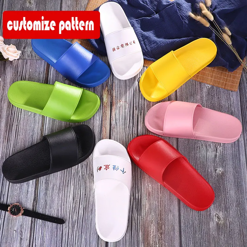 

Pattern Customization Best Seller Pattern Customization Men Slippers Slide Wholesale Slippers Designer Slides, 8 colors, customized according to customers