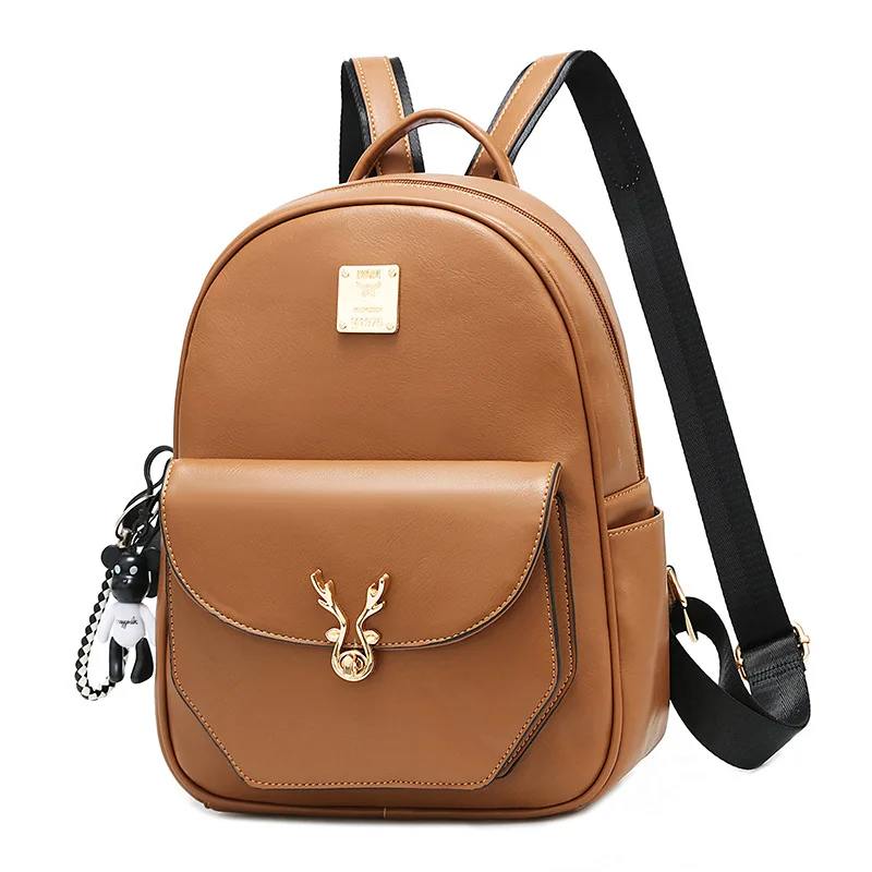 

Famous Brands Fashion Designer PU Leather Backpack Ladies Tiny Cute School Bags Women Backpack, Picture