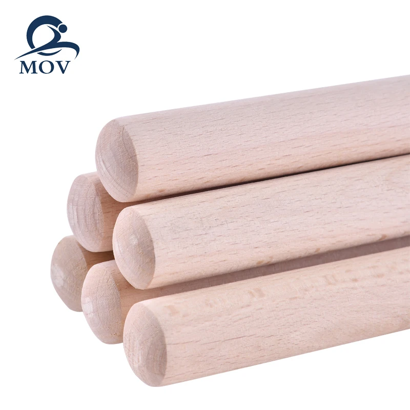 

Factory Direct Sales Props Stick Gun Pole Yoga Back Wooden Stick