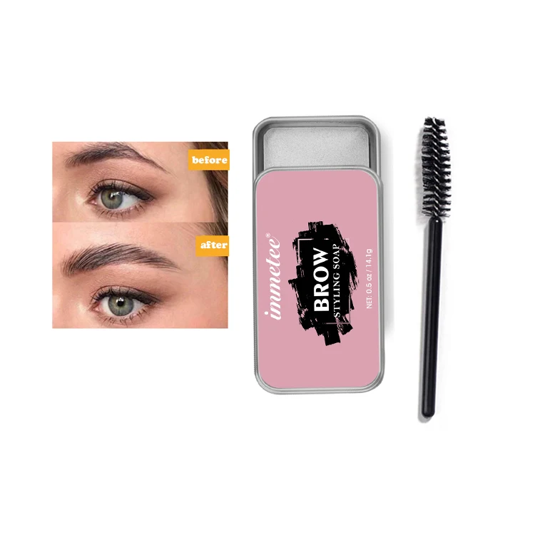 

Wholesale Eyebrow Gel Wax Long-lasting Styling Multiple Eyebrow Makeup Transparent Eyebrow Soap Wax