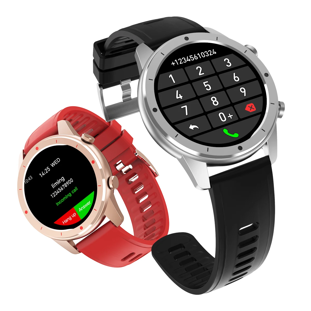 

smartwatch Newest Products 2020 body temperature waterproof woman man relojes charm bracelets amazon f50 smart watch, Black,