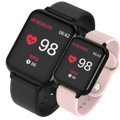 

New B57 Smart Watch Waterproof Heart Rate Blood Pressure Multi Sport BT Watch