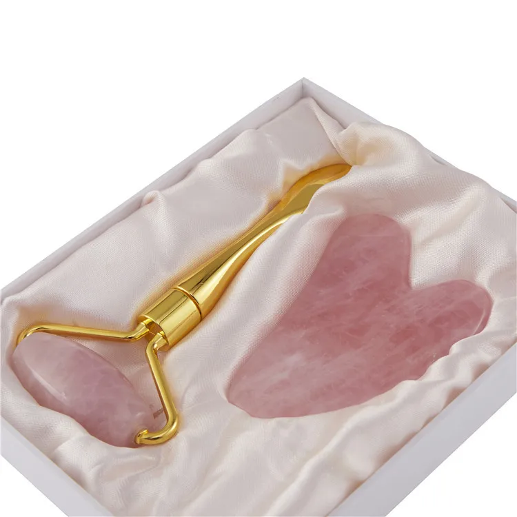 

Natural Jade Gua Sha Scraper Board Massage Rose Quartz Jade Guasha Stone For Face Neck Skin Lifting Wrinkle Remover Beauty Care