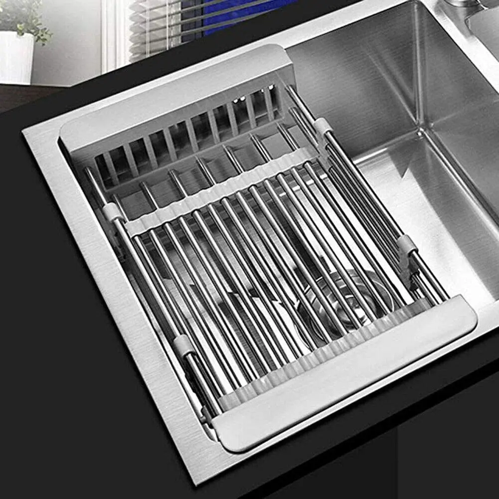 

Kitchen Adjustable Extension Dish Drying Rack