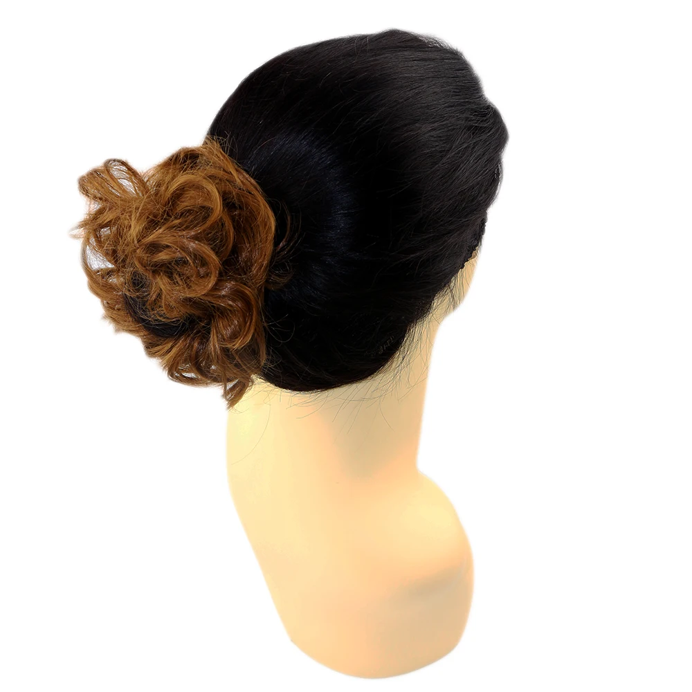 

Free shipping dome hair bun, bun maker hair, rose hair bun, Natural color