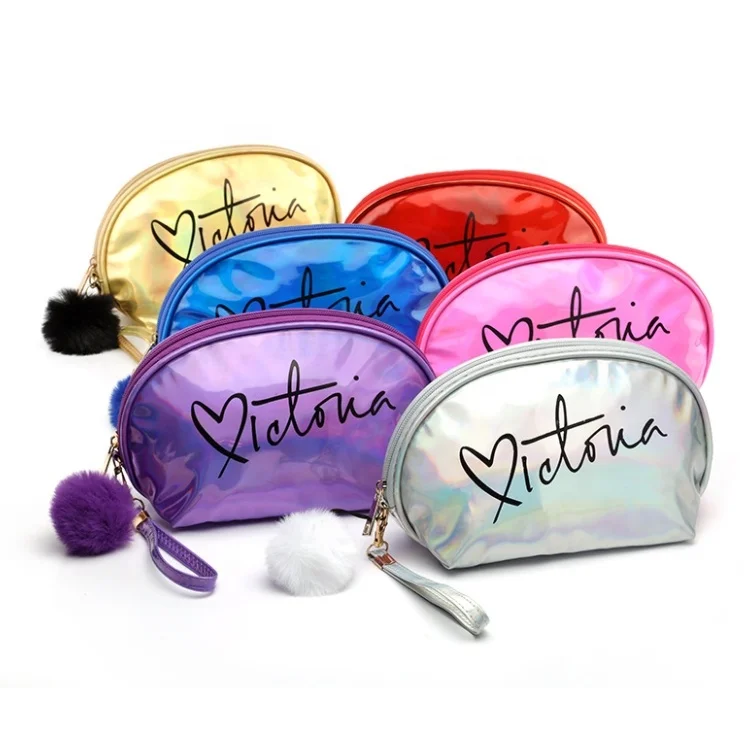 

Fashion Waterproof Laser Cosmetic Bags Women Portable Travel Makeup Bag Pouch Organizer Toiletry Kit Bag Make Up Bag, Transparent